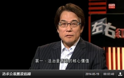 黃均瑜「左右紅藍綠」談佔中