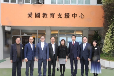 第十四屆港區人大代表親臨愛國教育支援中心參訪